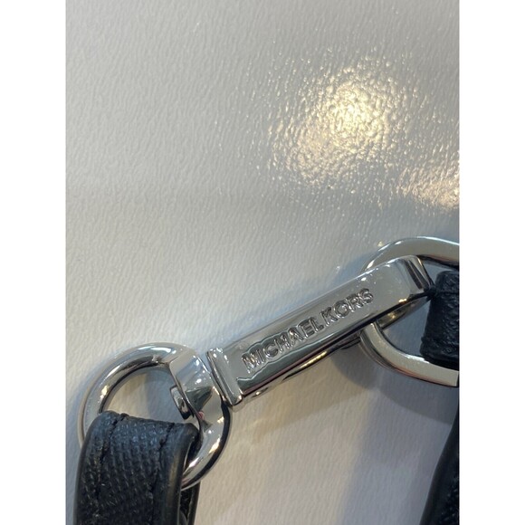 Michael Michael Kors Jet Set Travel Black Double Zip Leather Wristlet NEW $228 - Picture 2 of 13